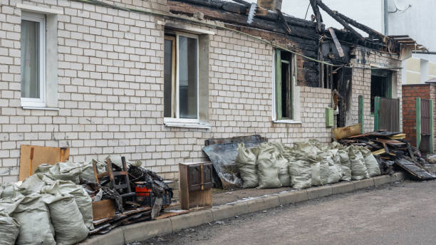 Professional Soot Cleanup technician working in Cannon Falls, MN